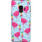 Bouffants and Broken Hearts Party Flamingos Galaxy S9 Skin